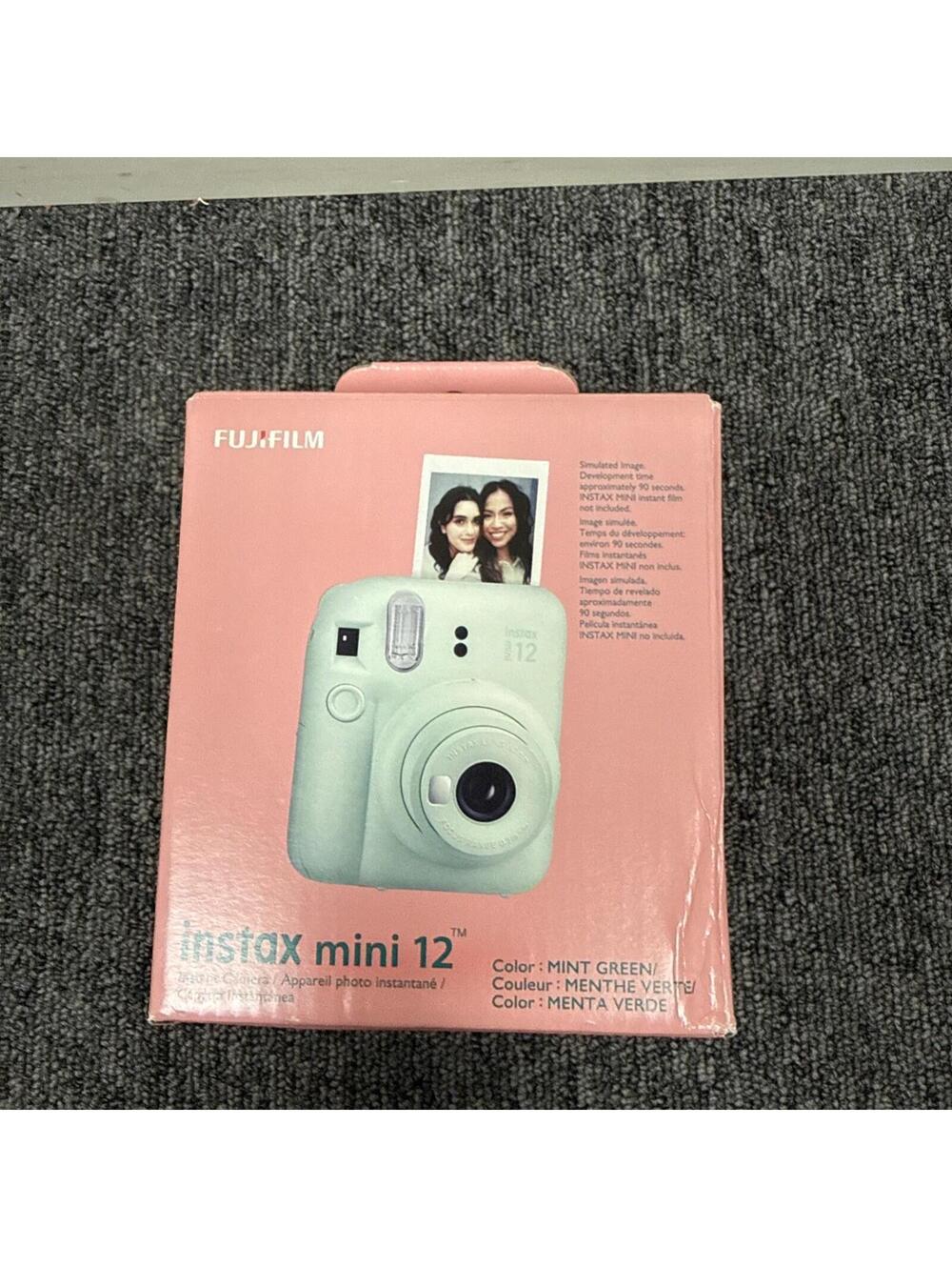Fujifilm Instax Mini 12 Instant Film Camera Mint Green BRAND NEW Polaroid